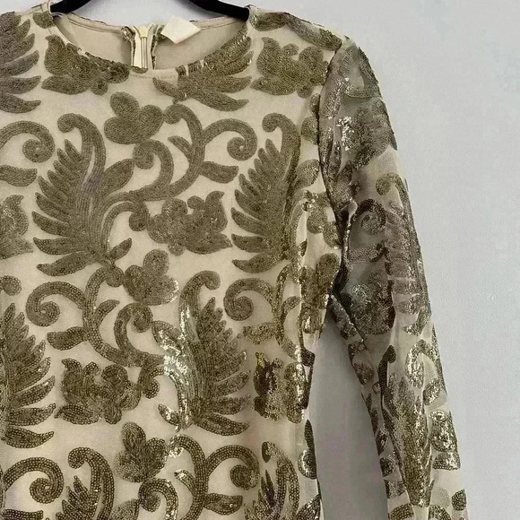 Monaco Elegant Sequin Mermaid Dress - Picture 3 of 7